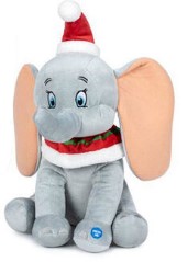 Dumbo tøjdyr med nissehue 26 cm
