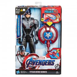 Marvel Avengers Captain America Titan Power FX figur 30cm spansk