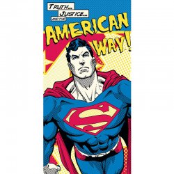 DC Superman American Way bomuld håndklæde