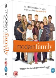 modern family säsong 1-6 dvd