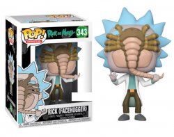 POP figur Rick och Morty Alien Facehugger Rick exklusiv