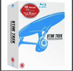 Star Trek, 1-10 Movie Box Set bluray (12-disc)