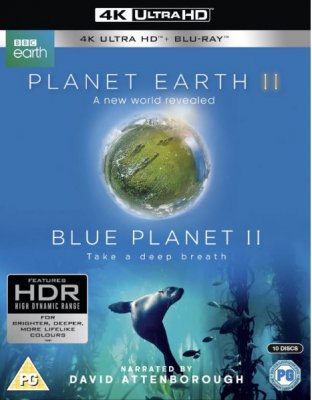 Planet Earth II + Blå Planet II 4K Ultra HD (import)