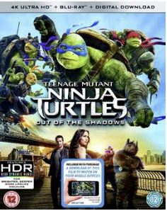TMNT - Teenage Mutant Ninja Turtles - Out Of The Shadows 4K Ultra HD + Blu-ray