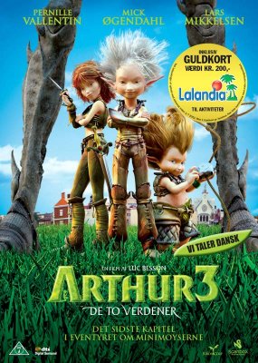 arthur 3 de två världarna dvd