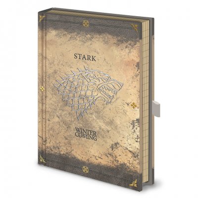 Game of Thrones Stark A5 præmie notebook