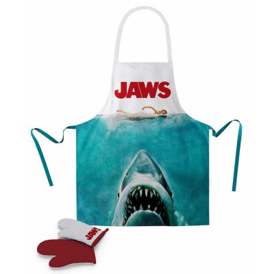 Jaws forklæde med handsker