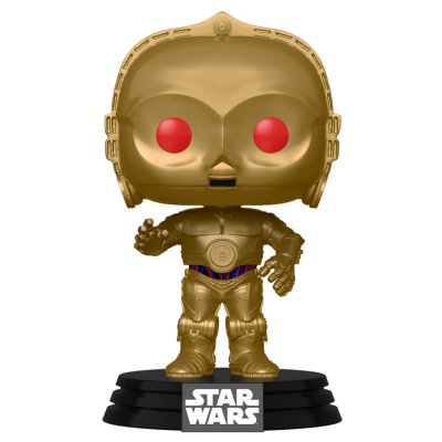 POP figur Star Wars Rise of Skywalker C-3PO med röda metalliska ögon