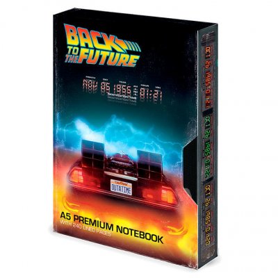 Tilbage til fremtiden VHS præmie A5 notesbog