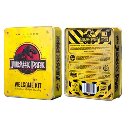 Jurassic Park Velkommen Kit Amber metalæske replika