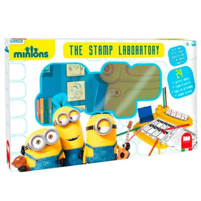 Minions activities laboratory + 5 stamps