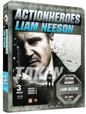 liam neeson action heroes limited steelbook box bluray